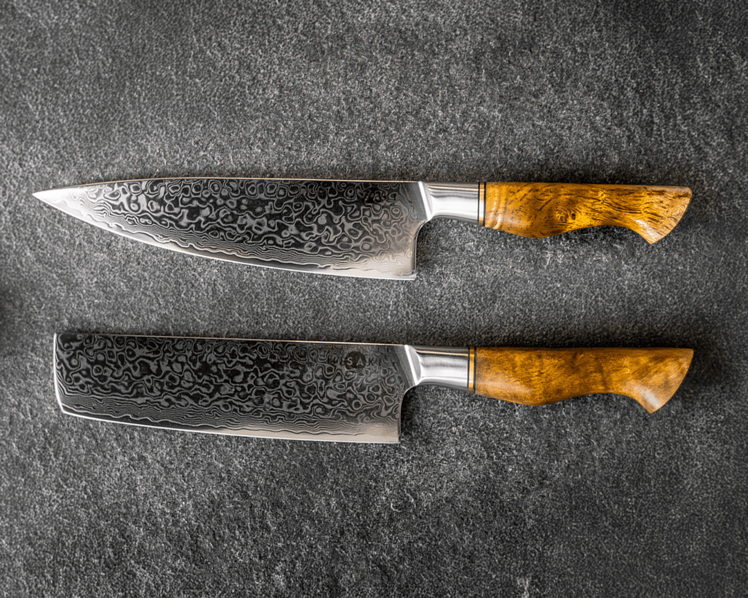 2er-Messerset-Chefmesser-Nakiri