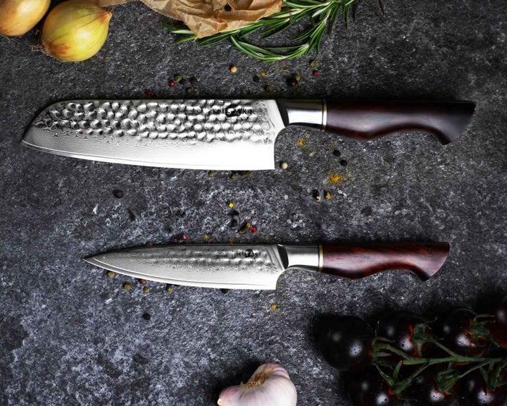 2er-Set Santoku & Allzweckmesser