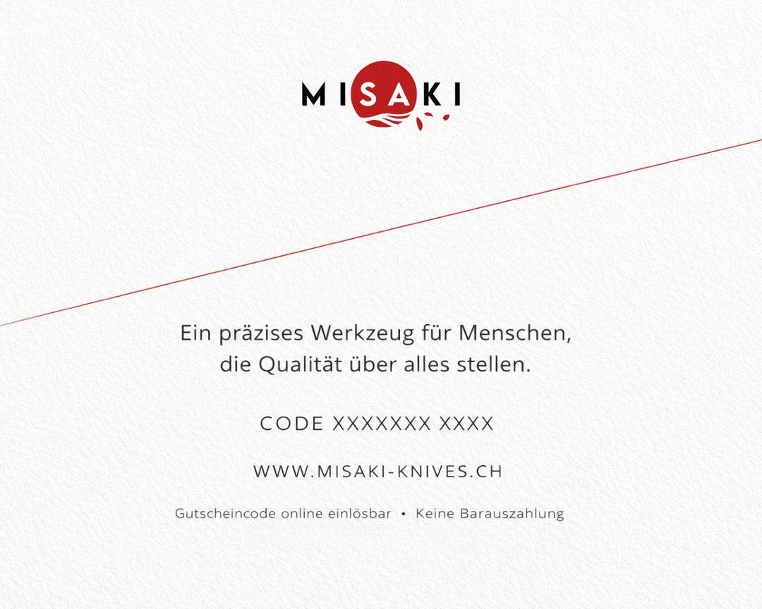 Misaki Geschenkgutschein