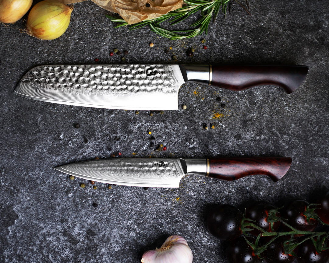 2er-Set Santoku & Allzweckmesser